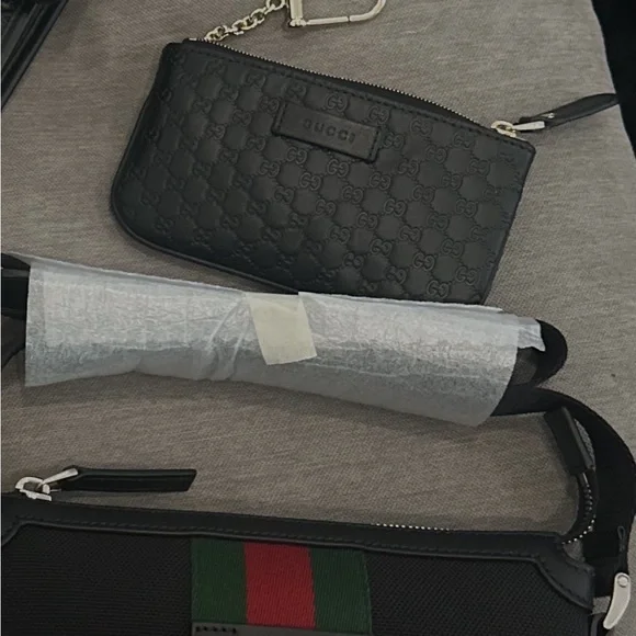 Gucci Microguccissima Key Chain Coin Pouch - Picture 5 of 5